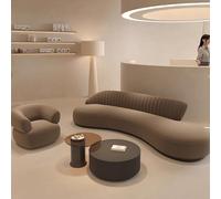 MPLFHSYOS Sofás, sillas de recepción de Forma Irregular en Forma de Arco for áreas de Descanso, Tiendas de Ropa, Casas de Familia, Clubes, oficinas y áreas de Descanso(Set a 1.8m)