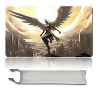 MPLR BOARD GAME Avacyn, Ángel de la Esperanza MTG Juegos Alfombras + Bolsa Impermeable Gratuita, Bordes Cosidos, Superficie de Goma Suave, PlayMat con Zonas (Un Original PlayMat MTG)