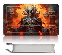 MPLR BOARD GAME Juego de mesa MTG Alfombrillas de juego + Bolsa impermeable gratuita, bordes cosidos, superficie de goma lisa, alfombrilla de juego MTG con zona (una alfombrilla de juego MTG original