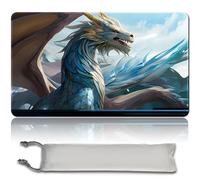 MPLR BOARD GAME Juego de mesa MTG Juego de alfombrillas + bolsa impermeable gratuita, bordes cosidos, superficie de goma suave, MTG PlayMat con zona, cartas coleccionables y accesorios (No Zona,