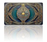 MPLR BOARD GAME Juego de mesa MTG Playmat + bolsa impermeable gratuita, bordes cosidos, superficie de goma suave, MTG PlayMat with Zones (An original MTG Playmat) (No Zone)