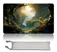 MPLR BOARD GAME Juego de mesa MTG Playmat + bolsa impermeable gratuita, bordes cosidos, superficie de goma suave, MTG PlayMat with Zones (MTG (15) - NO Zone)