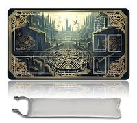 MPLR BOARD GAME Juego de mesa MTG Playmat + bolsa impermeable gratuita, bordes cosidos, superficie de goma suave, MTG PlayMat with Zones (An original MTG Playmat) (con zona)