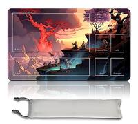 MPLR Board GAME Pink Tree - Juego de mesa MTG Pad + bolsa impermeable gratuita, TCG Solitaire juego de mesa Pad tamaño 60 x 35 cm alfombrilla de ratón compatible con MTG TCG