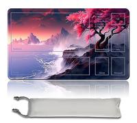 MPLR JUEGO DE MESA MTG + bolsa impermeable gratuita, bordes cosidos, superficie de goma suave, Playmat con zonas (original Playmat)