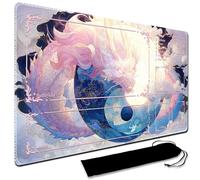 MPLRC PLAYMAT Alfombra de juego de arte grande con bolsa de transporte, alfombrilla de juego de cartas personalizada para alfombra de juego MTG, cose los bordes, compatible con fundas estándar de 60