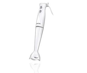 MPM MBL-18 Batidora de Mano, Pie Desmontable, Cuchillas de Acero Inoxidable, Libre de BPA, 200 W, Blanco