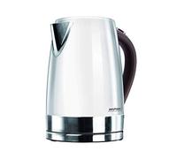 MPM MCZ-58 Hervidor de Agua Eléctrico Inalámbrico de Acero Inoxidable, 1,7 Litros, 2200W, Libre de BPA, Blanco