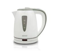 MPM MCZ-64 Hervidor de agua eléctrico 1 litro, recipiente sin BPA, resistencia oculta, 1200 W con apagado automático al alcanzar la ebullición, inalámbrico 360º sin cable