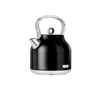 MPM MCZ-93 Hervidor Tetera de Agua eléctrica 1,7 litros, Retro Estilo Vintage, Recipiente Acero Inoxidable sin BPA, Resistencia Oculta, 2200 W Apagado automático, inalámbrico 360º sin Cable