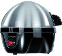 MPM MGJ-01M Cuece Huevos Eléctrico para 7 Huevos de Acero Inoxidable, Ajuste de Cocción, Protección por Sobre Calentamiento, 350W, Libre de BPA