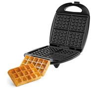 MPM MGO-22 Gofrera Profesional para 4 gofres Belgas gruesos, temperatura automática, placas antiadherente, carcasa acero inox, 1300W