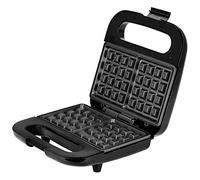 MPM MGO-39M Gofrera para 2 gofres Belgas Gruesos, Placas Antiadherente, Temperatura automática, Carcasa Acero INOX, 1000W