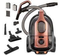 MPM MOD-25 Aspiradora Sin Bolsa Cyclonic, con Accesorios, 1.1 litros, Silencioso, Fácil Limpieza, Cable 9 Metros, 750W