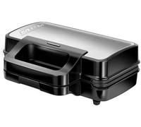 MPM MOP-43M Sandwichera Doble 3 en 1, Placas Intercambiables, Sandwich Tostadora, Gofrera Gofres Belgas, Grill Plancha para Carne y Pescados, Regulador Temperatura Automático, 1000W
