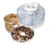 MPM MSG-02 Deshidratador de Alimentos, 3 Niveles de Potencia , 5 Bandejas expansibles de 33 cm, frutas, setas y verduras, 400W