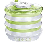 MPM MSG-06 Deshidratador de Alimentos plegable, 6 Bandejas de 30 cm, 2 Niveles de Potencia, frutas, setas y verduras, 400W