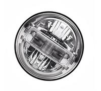 MPODYTSF Accesorios para faros Conjunto De Faro Delantero Motocicleta Para Harley Para Davidson Para Road King Classic FLHRC 2007-2010 2011 2012 2013(1 Chrome)