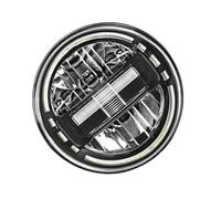 MPODYTSF Accesorios para faros Conjunto De Faro Delantero Motocicleta Para Harley Softail Fat Boy FLSTF/EFI FLSTFI Lo FLSTFB S FLSTFBS(Nero)