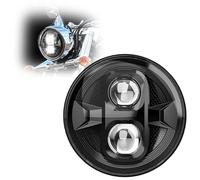 MPODYTSF Accesorios para faros Para Harley Para Davidson Fat Boy S FLSTFBS 2016-2017 Motocicleta 7 Pulgadas Faro Conjunto De Luces Delanteras