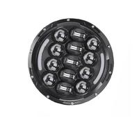 MPODYTSF Accesorios para faros Para Harley Para Davidson Ultra Classic Para Electra Glide FLHTCU 1995-1997 Faro Delantero De Motocicleta Conjunto Luces Delanteras(2 Black)