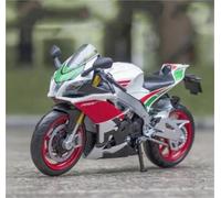 MPODYTSF Modelo a Escala 1:12 para Motocicleta para Aprilia RSV4 RR1000, Vehículos De Fundición A Presión, Coleccionables, Pasatiempos, Juguetes Modelos Motocicletas(White)