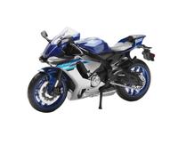 MPODYTSF Modelo a Escala 1:12 para Yamaha YZF-R1, Motocicleta De Aleación Fundida A Presión, Coche Juguete con Dirección Delantera Y Suspensión Trasera, Vehículos, Regalos Cumpleaños(BLU)