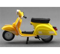 MPODYTSF Modelo a Escala 1/18 para Vespa 200 para Rally Scooter Juguete Motocicleta Bicicleta Modelo Diecast Metal Miniatura Colección Regalo(Jaune)