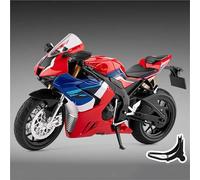 MPODYTSF Modelo a Escala 1:9 para Honda CBR1000RR-R, Modelos De Coches Juguete Metal Fundido A Presión, Amortiguación, Sonido, Luz, Neumáticos Goma, Regalos En Miniatura(Rosso)