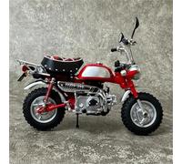 MPODYTSF Modelo a Escala Adorno De Maqueta Motocicleta, Regalo Cumpleaños 1:12 para Honda para Monkey Z50J 2009 Serie Mini Moto(Rosso)