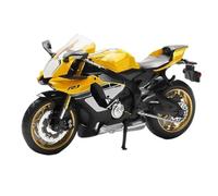 MPODYTSF Modelo a Escala Adornos De Juguete, Regalo 1:12 para La Motocicleta para Yamaha YZF-R1, Modelo Aleación Fundida A Presión, Coleccionable(Jaune)