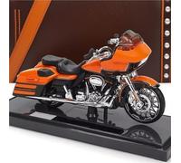 MPODYTSF Modelo a Escala Aleación 1/18 para Harley para Davidson 2022 CVO Road Glide, Modelo De Motocicleta, Juguete, Regalo, Adorno para Pastel(Orange)