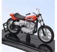 MPODYTSF Modelo a Escala Miniatura De Aleación 1/18 para Motocicleta, Modelo Juguete Fundido A Presión, Regalo para Harley para Davidson XR750 1972 Racing