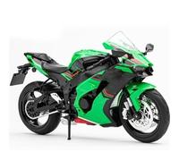 MPODYTSF Modelo a Escala Miniatura De Motocicleta Juguete Metal Fundido A Presión 1:12 para Kawasaki ZX-10R para Superbikes para Sport Regalo Colección con Sonido E Iluminación(Vert)