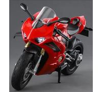 MPODYTSF Modelo a Escala Modelo De Motocicleta En Miniatura Aleación Fundida A Presión 1/9, Juguete con Volante Y Dirección para Ducati Panigale V4S