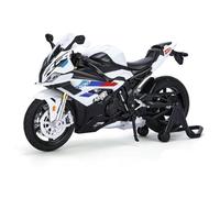 MPODYTSF Modelo a Escala Modelo De Motocicleta Fundición A Presión 1/12, Colección Aleación, Juguete Hobby, Regalo, Todoterreno para BMW S1000RR(White)