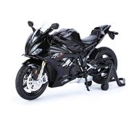 MPODYTSF Modelo a Escala Modelo De Motocicleta para BMW S1000RR A Escala 1:12, Juguete para Regalar, Estático Fundición A Presión(Nero)