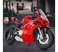 MPODYTSF Modelo a Escala Modelo De Motocicleta para Ducati Panigale V4S Fundición A Presión, Colección Aleación, Juguete para Hobby, Regalo, Todoterreno