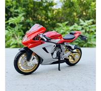 MPODYTSF Modelo a Escala Modelo Motocicleta Fundición A Presión A Escala 1/18 Colección De Aleación Juguete Hobby Regalo Todoterreno para MV Agusta F3 Serie Oro 2012