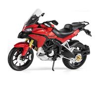 MPODYTSF Modelo a Escala Moto Todoterreno con Amortiguador Impactos, Juguete Regalo, Escala 1/12, para Ducati MTS Enduro, Modelo Motocicleta, Colección Vehículos Fundidos A Presión(Rosso)