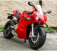 MPODYTSF Modelo a Escala Simulación A Escala 1:9 De La Motocicleta Todoterreno para Ducati Panigale V4S, Modelo Aleación, Vehículo Juguete Regalo