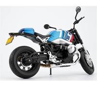 MPODYTSF Modelo a Escala Simulación De Aleación 1:9 para BMW Retro Latte Racing, Modelo Motocicleta Fundida A Presión, Juguete Colección, Miniatura, Decoración para El Hogar(BLU)