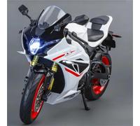 MPODYTSF Modelo a Escala Simulación De Motocicleta 1:9, Regalo Colección, Exhibición Valor para Suzuki GSX-1000R GSX1000R GSX 1000R 1000 R(White)