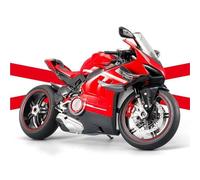MPODYTSF Modelo a Escala Spray De Fundición A Presión 1:7 para Ducati para Superleggera V4 para Colección Modelos Supermoto, Miniatura Coche, Adorno, Regalo, Juguete