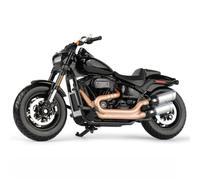MPODYTSF Modelo a Escala Vehículos De Fundición A Presión, Adornos Coleccionables, Regalos, Juguetes Modelos Motocicletas A Escala 1/18 para Harley para Davidson Fat Bob 114 2022(Nero)