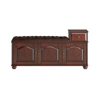 MPOPO Banco de zapatos de entrada, taburete para cambiar zapatos, puerta del hogar, taburete largo, taburete para entrar en la puerta, taburete para sentarse al aire libre (B,S 100 cm)
