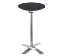 MPOPO Bar Minimalista al Aire Libre Abdominales Aleación Aluminio Mesa Barra Alta Cafetería Barra té Leche Mesa de Cóctel(D)