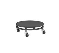 MPOPO Pedestal para Bonsái Soporte De Flores Bajo Hierro Forjado For Sala Estar, Balcón, Base Maceta Extra Grande, Bandeja Con Ruedas Extraíbles Base de Pedestal para Jarrones