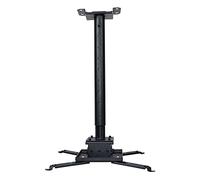 MPOPO Soportes para Altavoces Proyector de Montaje proyector Soporte Soporte Techo con telescópico Ajustable Perfecto for hogar o Estudio Negro Soporte para Cámara