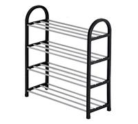 MPOPO Zapatero Organizador de Calzado 4 Niveles Almacenamiento Multifuncional La Torre Zapatos Que Salva Espacio y fácil ensamblar(C)